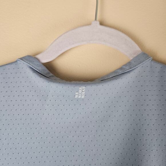 We Wore What Blue Muscle Cropped Tank Top Size Small - Picture 3 of 8